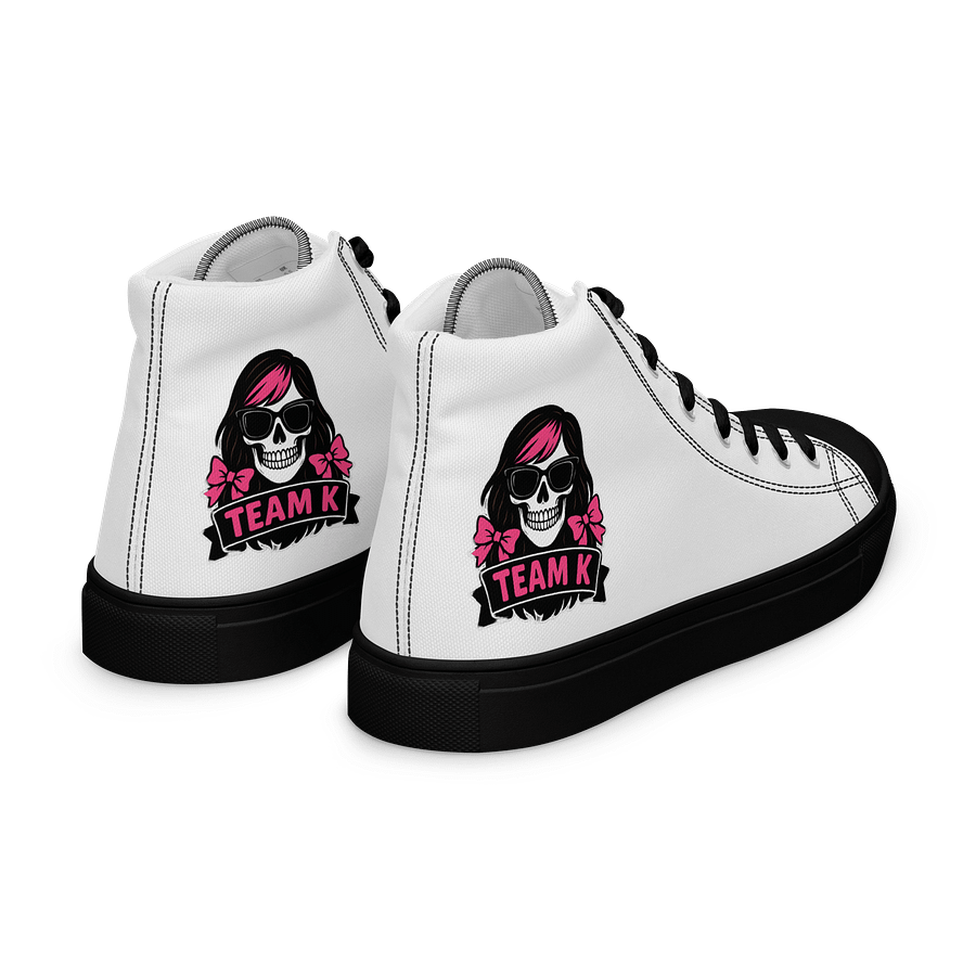 TEAM K (V-6) Women's High Top Canvas Shoes product image (10)