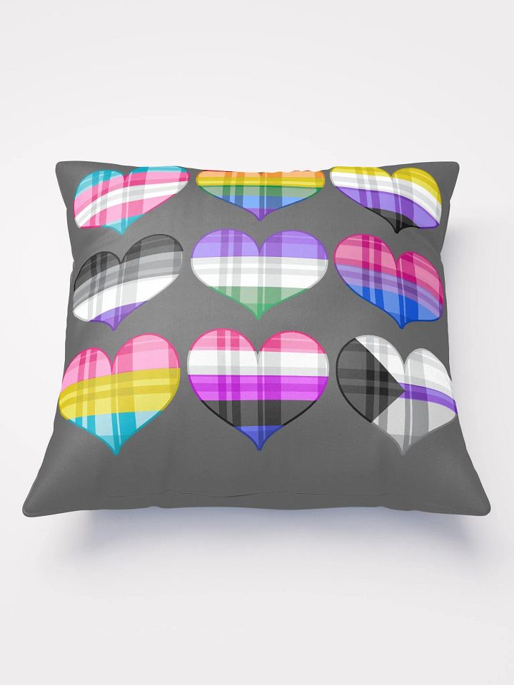 All Hearts Pillow - Dark product image (1)