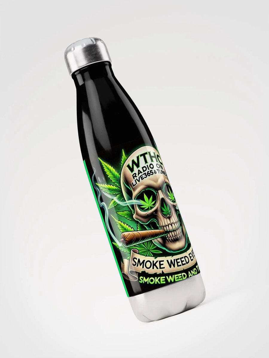 Da Stylish Cannabis Skull Stainless Steel Bottle product image (5)