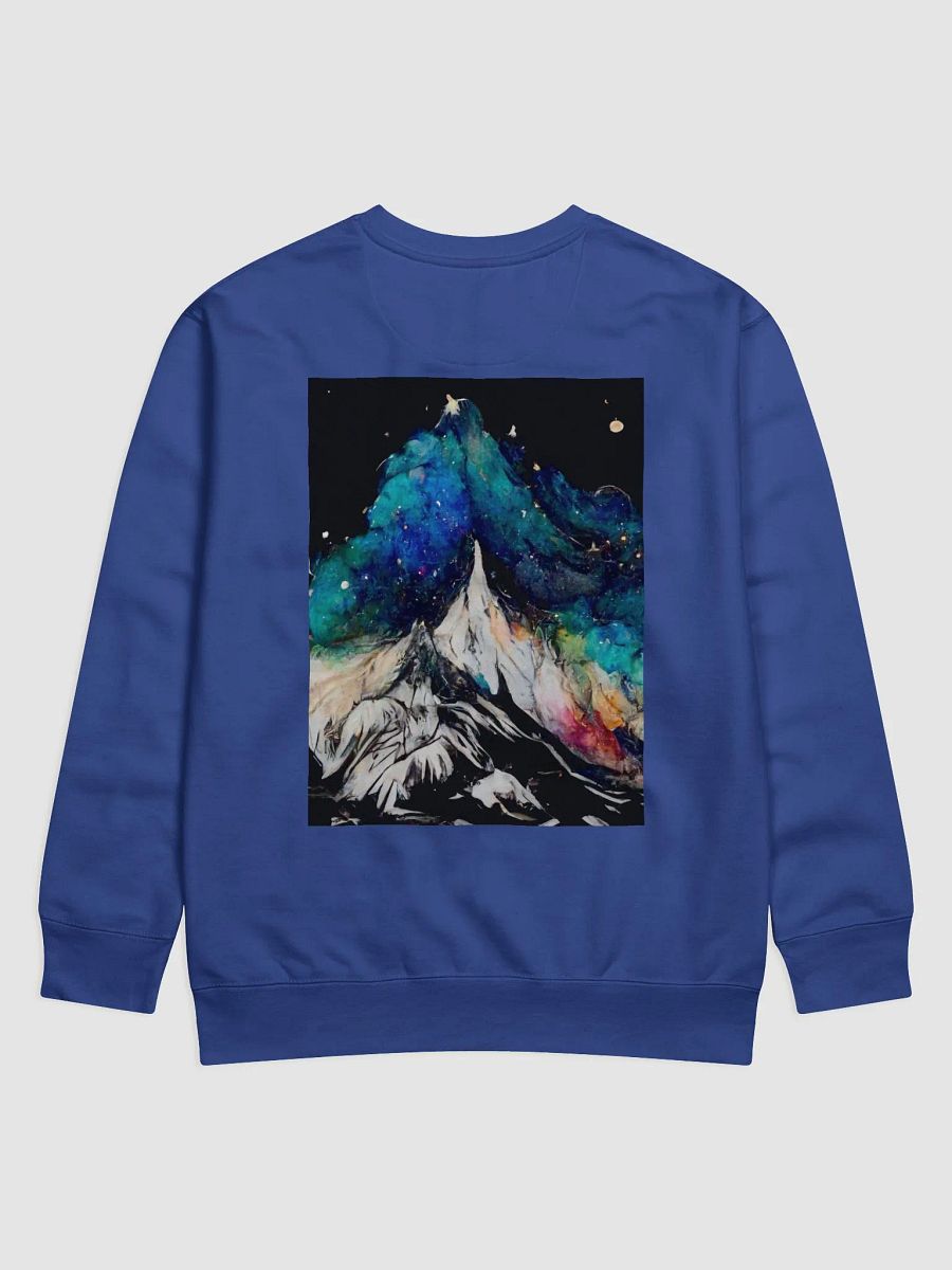 Aurora Borealis Mountain Night Premium Sweatshirt product image (2)