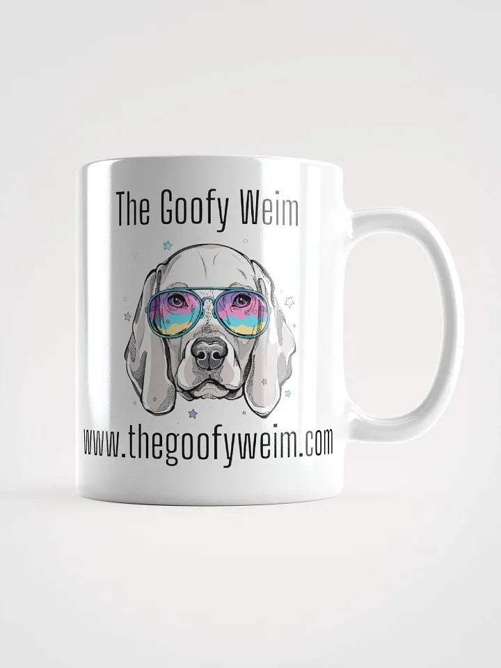 The Goofy Weim Logo Merch - White Glossy Mug product image (2)
