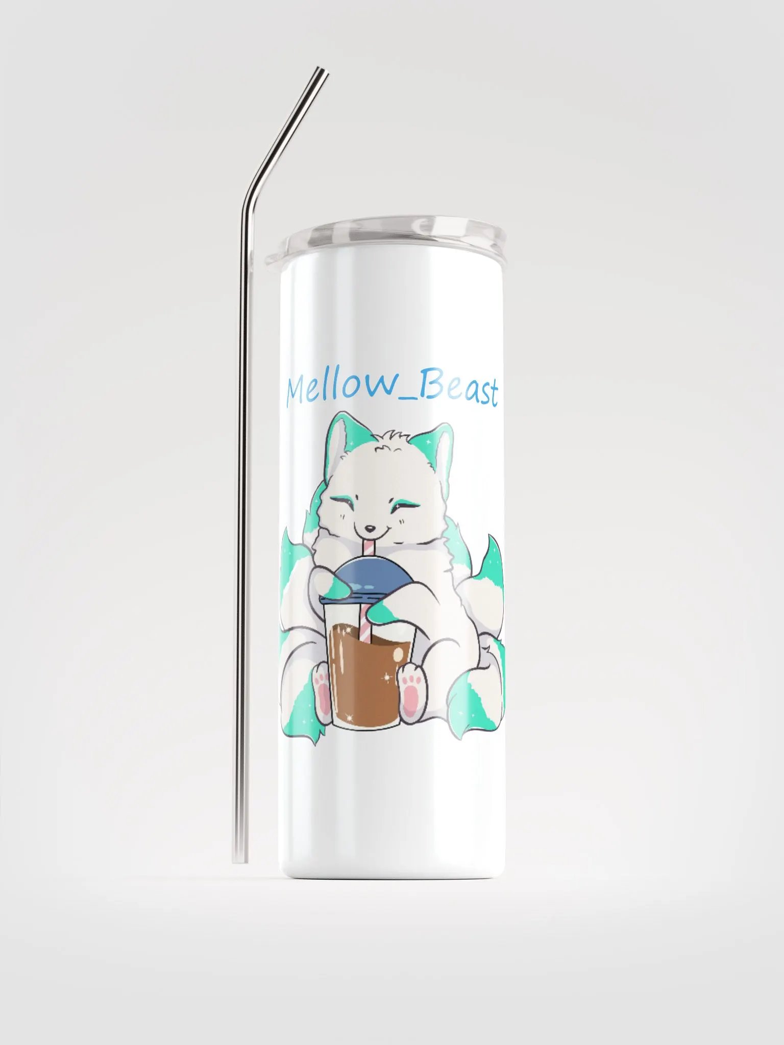 Turquoise Sippy Beast Tumbler product image (1)