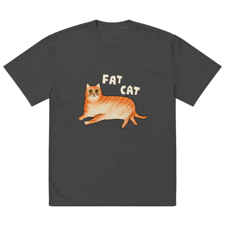 Fat Cat - Oversized Faded T-Shirt product image (2)