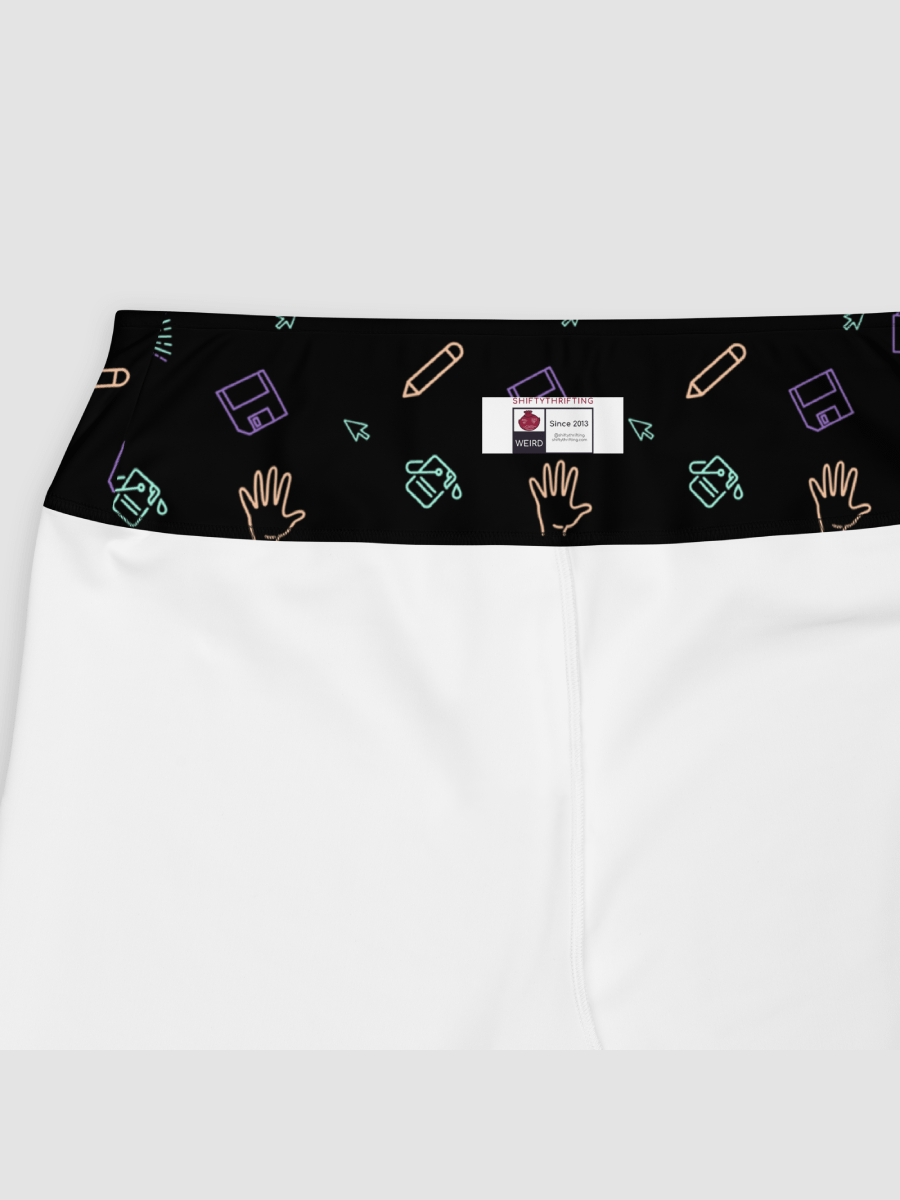Computer Lab pattern plus size leggings product image (6)