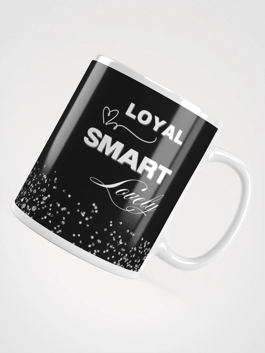 Diamond Heart White Glossy Mug product image (4)