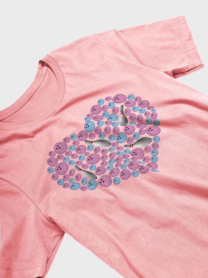 Pure Heart Bowling Pink And Blue Ball T-Shirt product image (44)