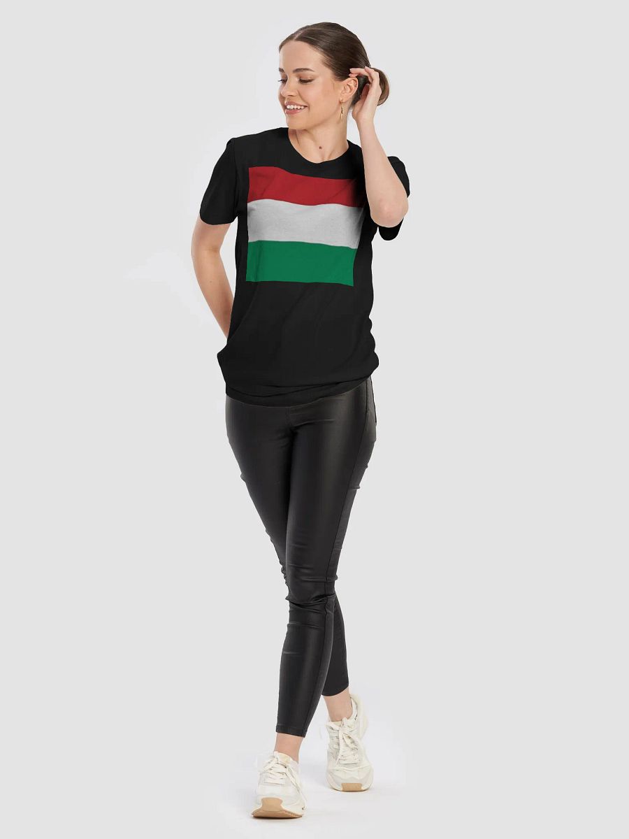 Exclusive Supersoft Unisex Hungary Flag Graphic Tee by Graphic Grove product image (1)