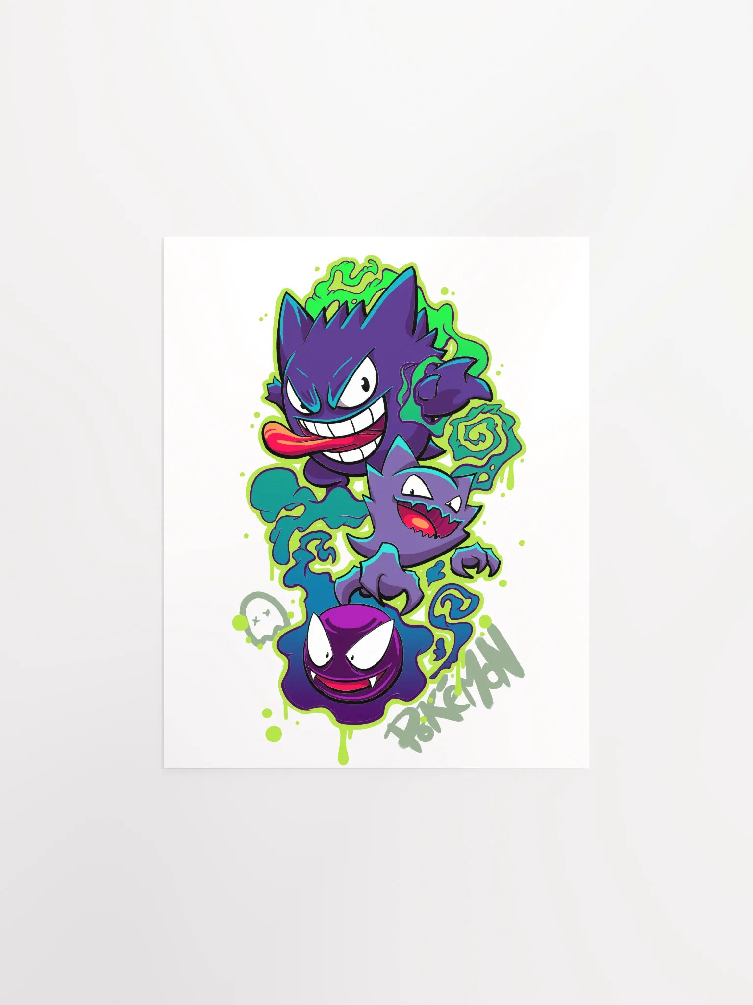 Mischievous Ghost Trio Print product image (1)