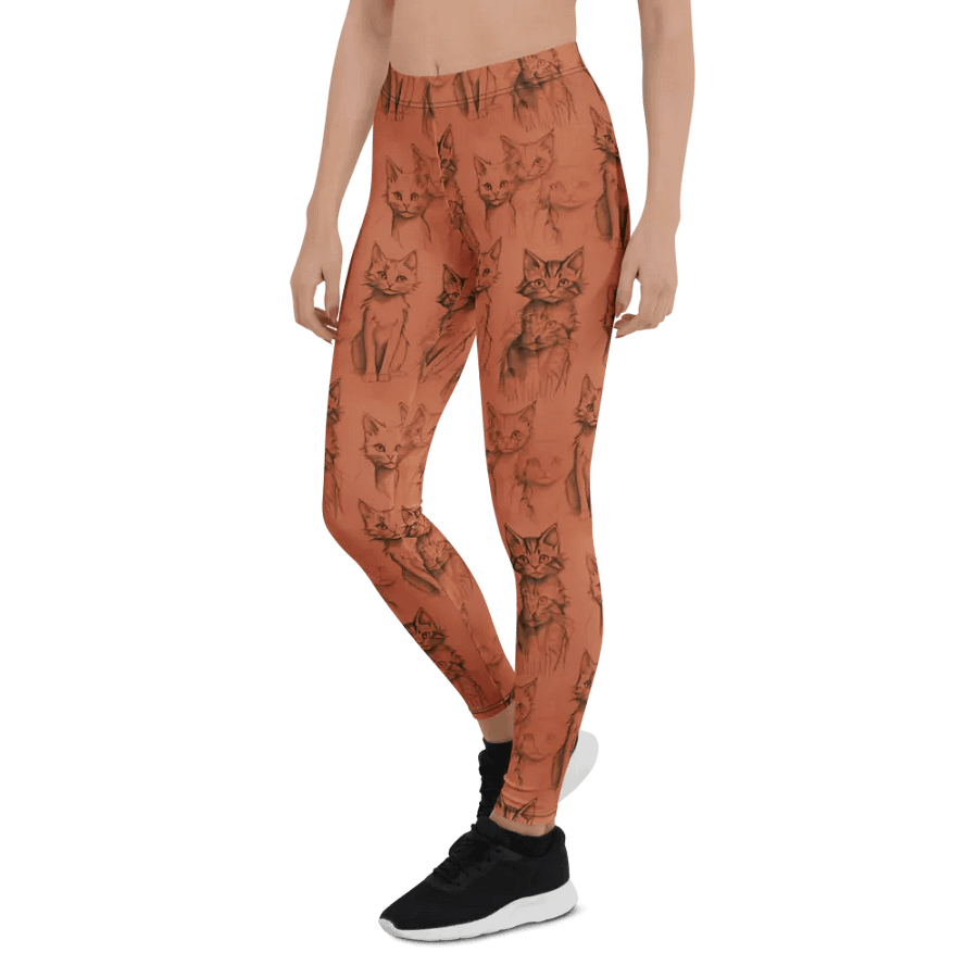 Sketchy Cat Leggings product image (5)