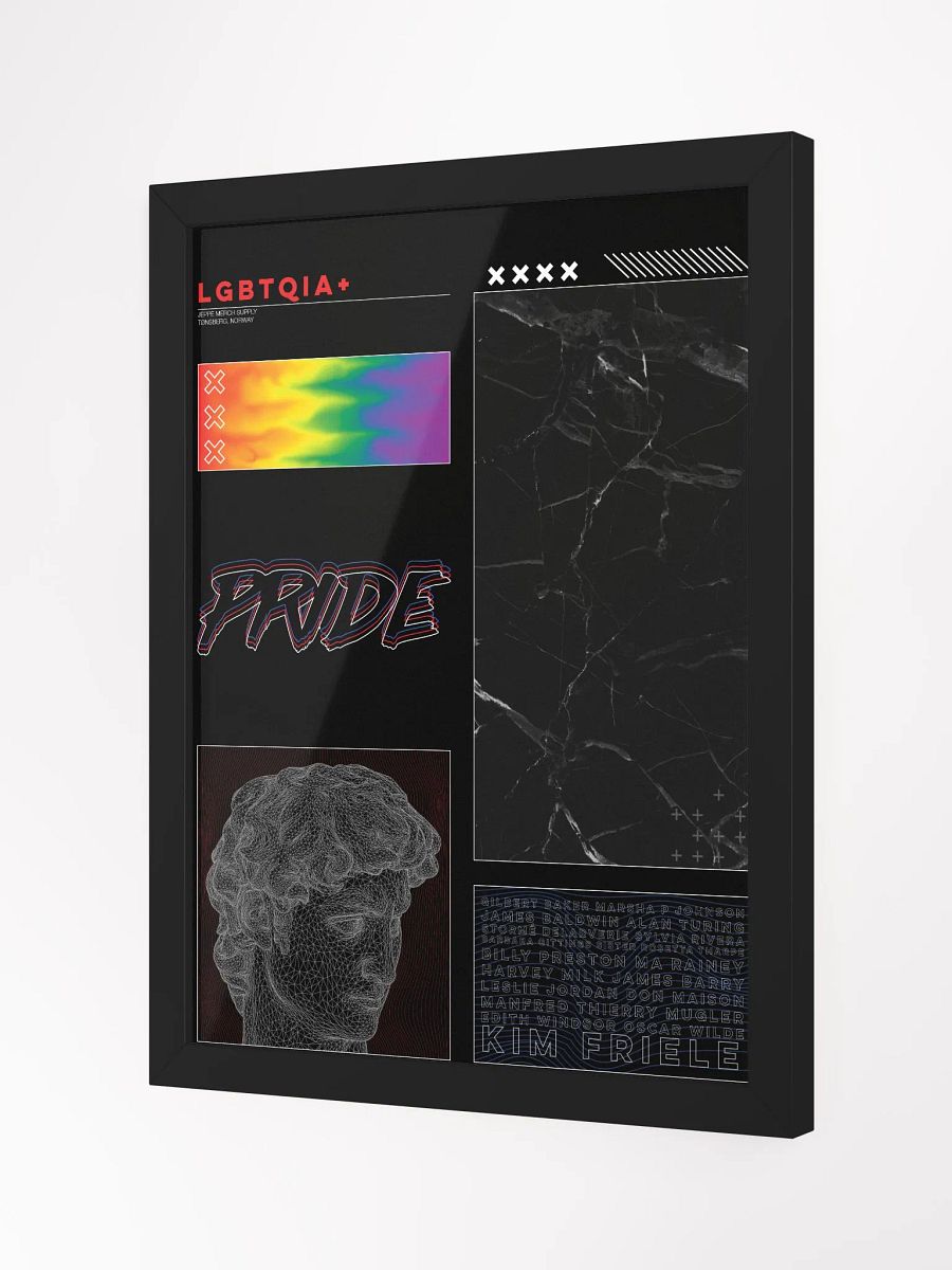 LGBTQIA+ Pride Framed Poster product image (7)