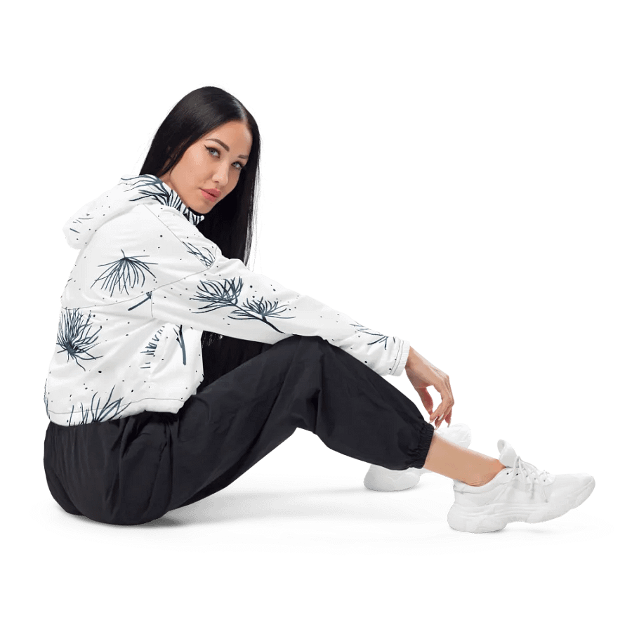 Pine Branches Breeze Women's Windbreaker product image (4)