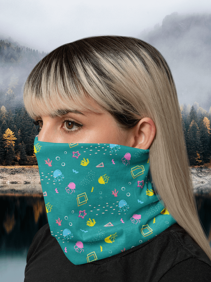 Shifty Seas pattern neck gaiter product image (1)