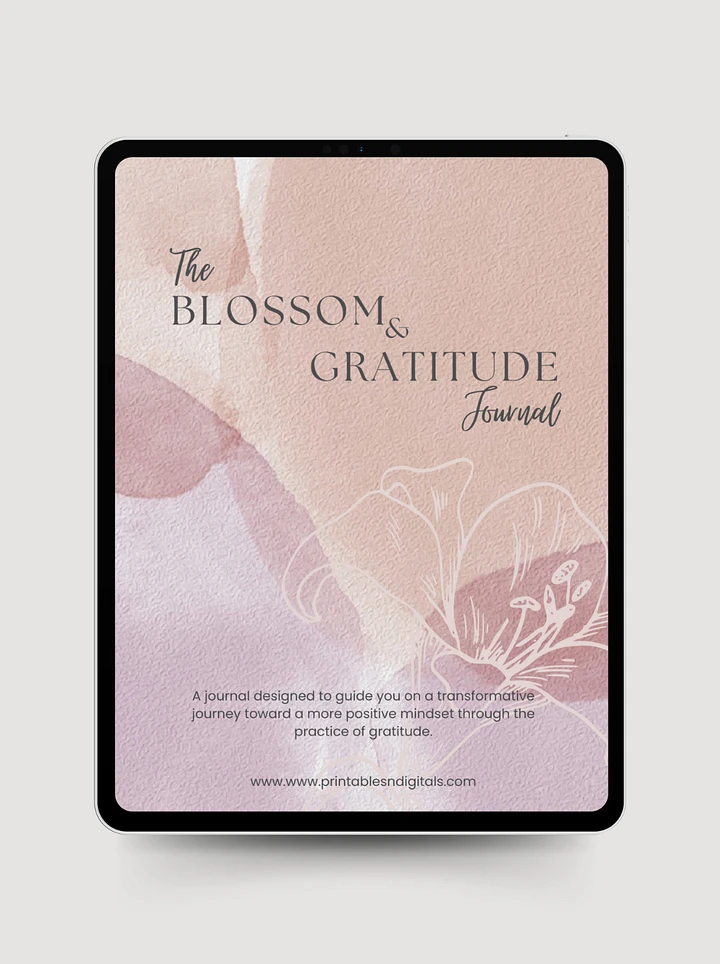 The Blossom & Gratitude Journal (Digital - PDF Format) product image (1)