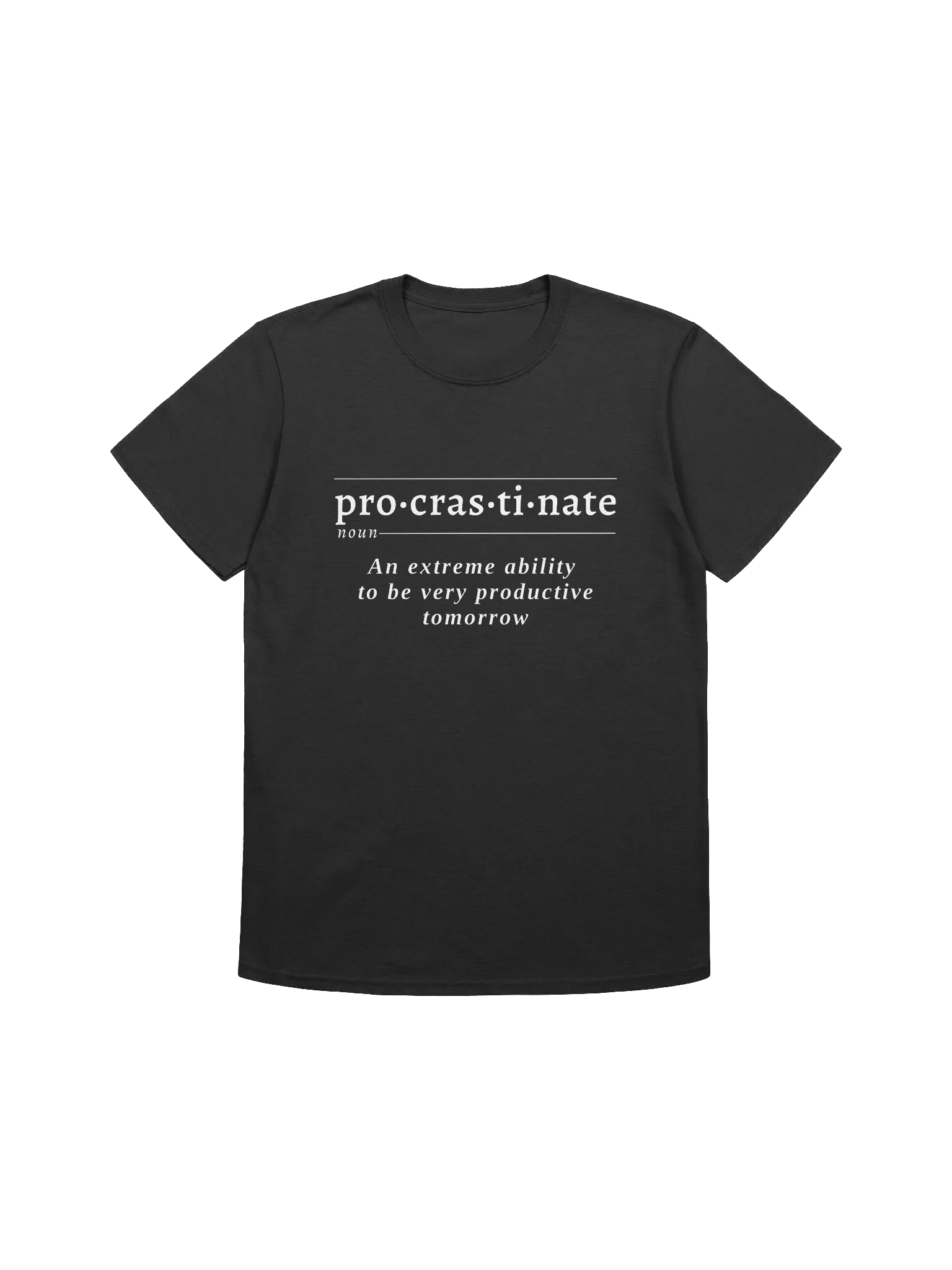 Procrastinate Def Unisex Tee v2 product image (1)