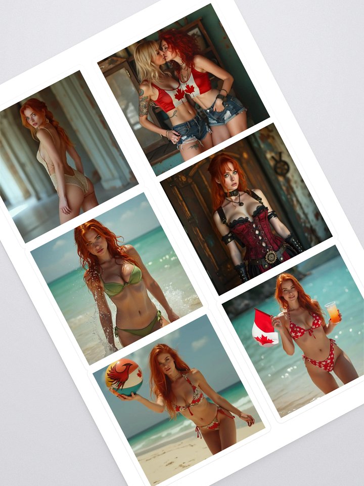 Canadian Redhead Sticker Sheet product image (1)