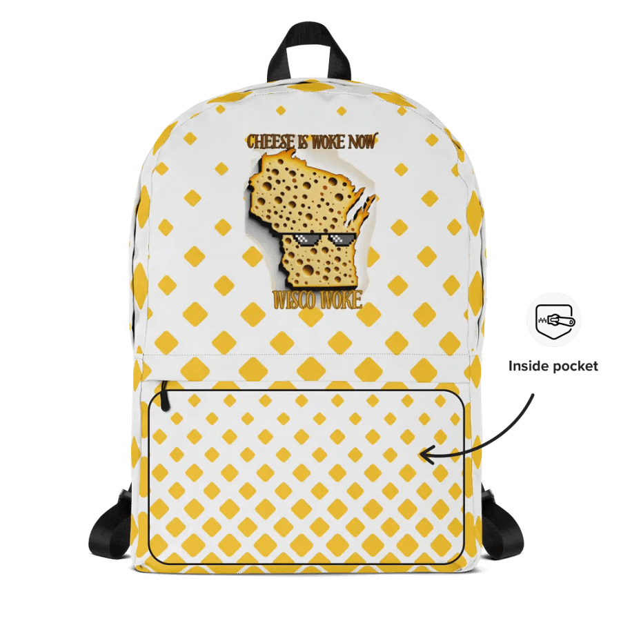 SC Win, Cheese is Woke Now, Backpack product image (5)