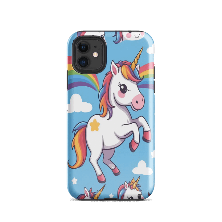 HAPPY RAINBOW UNICORN! Tough iPhone® Case product image (2)