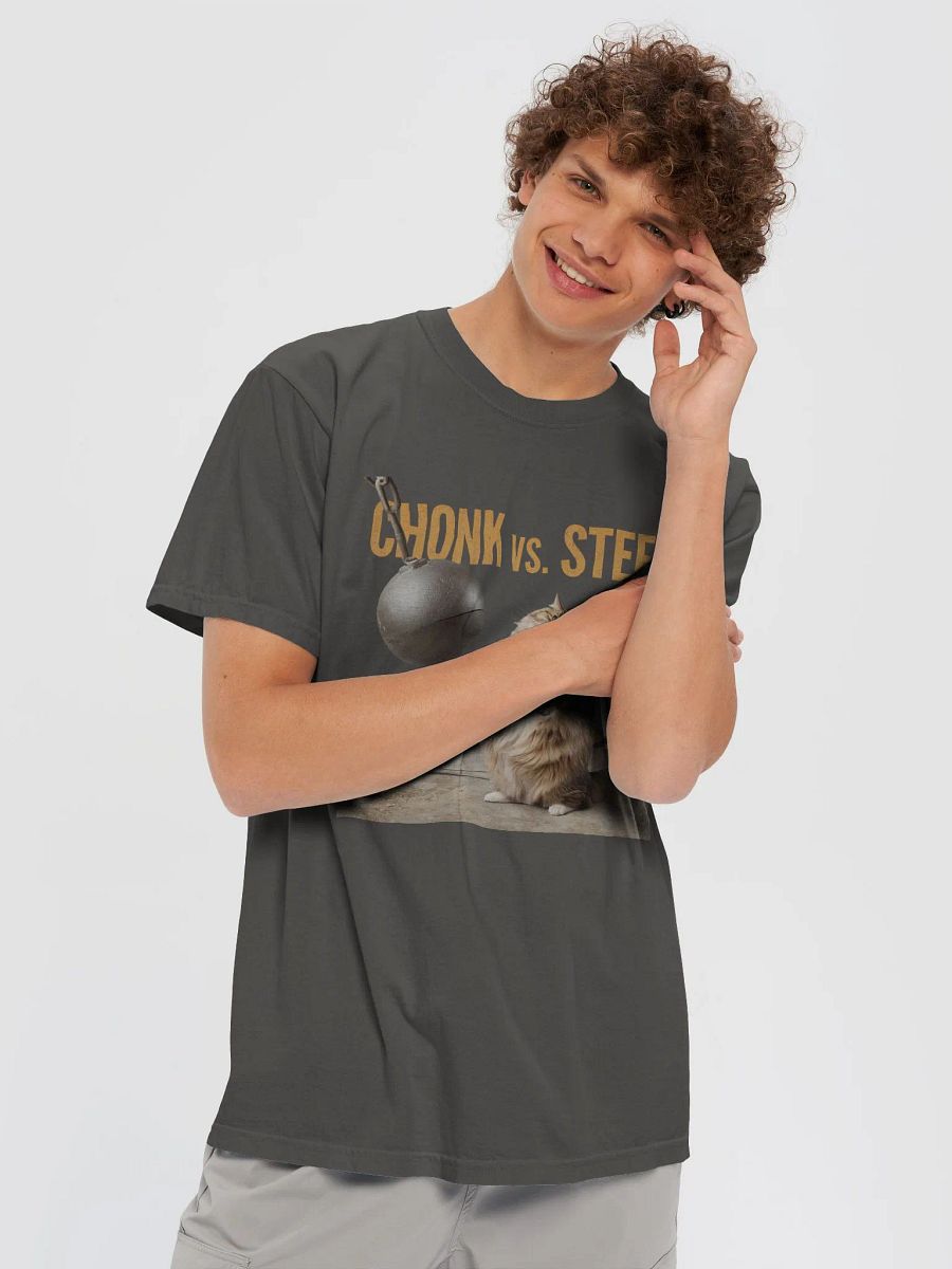 Chonk vs. Steel Heavyweight Tee (Comfort Colors) product image (5)