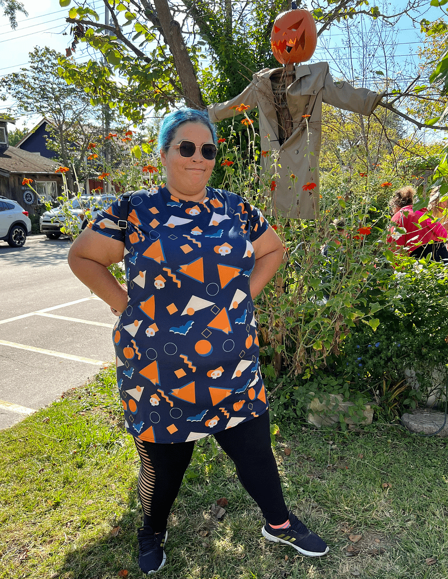 Halloweenie T-Shirt Dress product image (3)