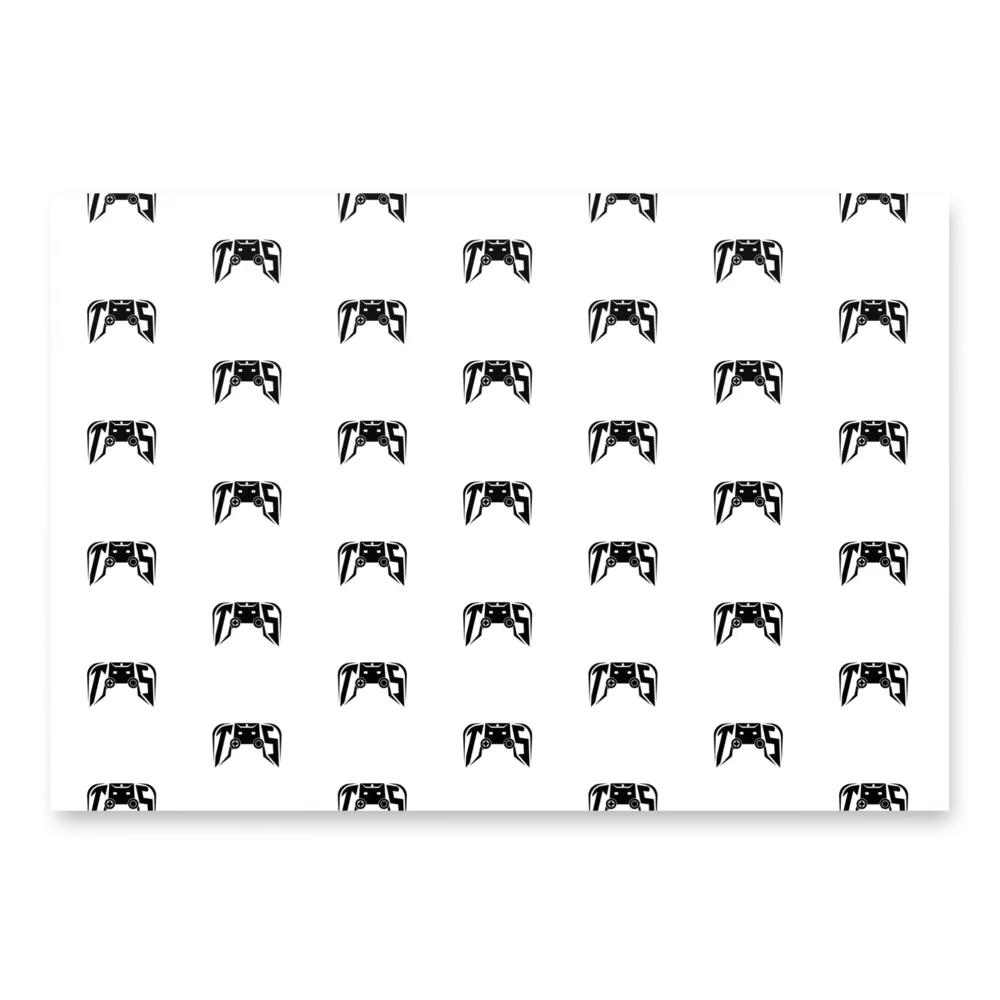 "Gamer's Paradise" Logo Wrapping Paper Set (Panda) product image (3)