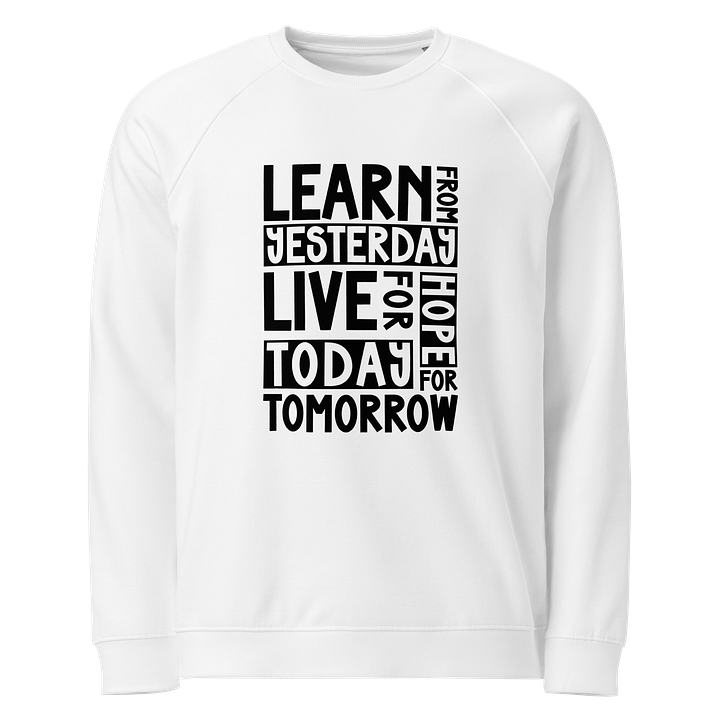 Learn • Live • Hope Unisex Organic Cotton Sweatshirt product image (5)