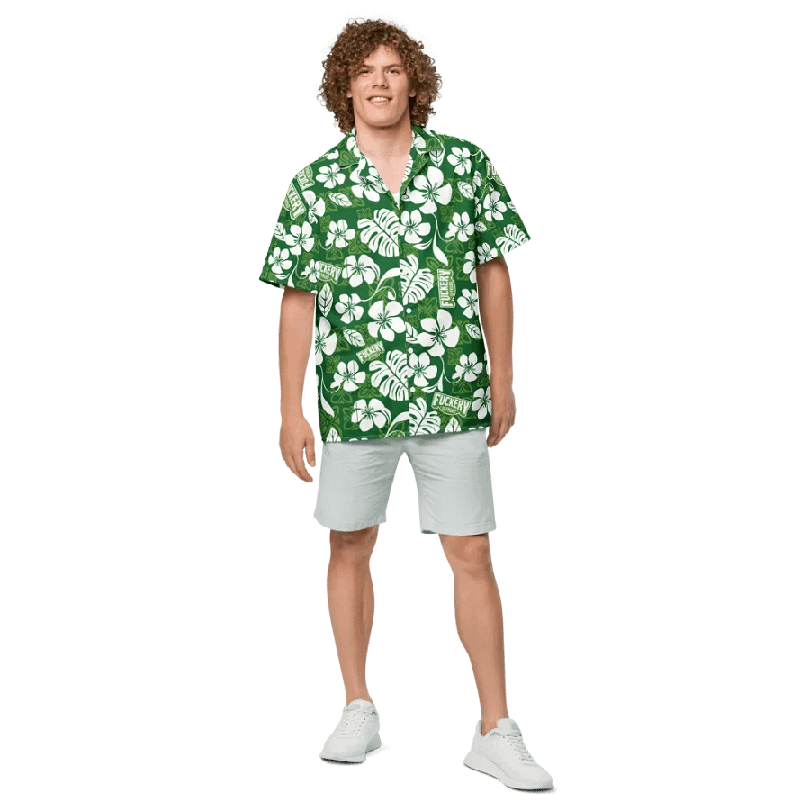Fuckery Offroad Hawaiian Shirt - Green product image (4)