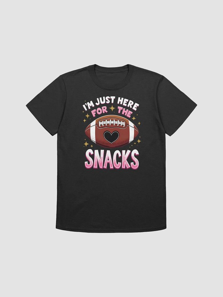 I'm Just Here for the Snacks" Funny Football T-Shirt product image (1)