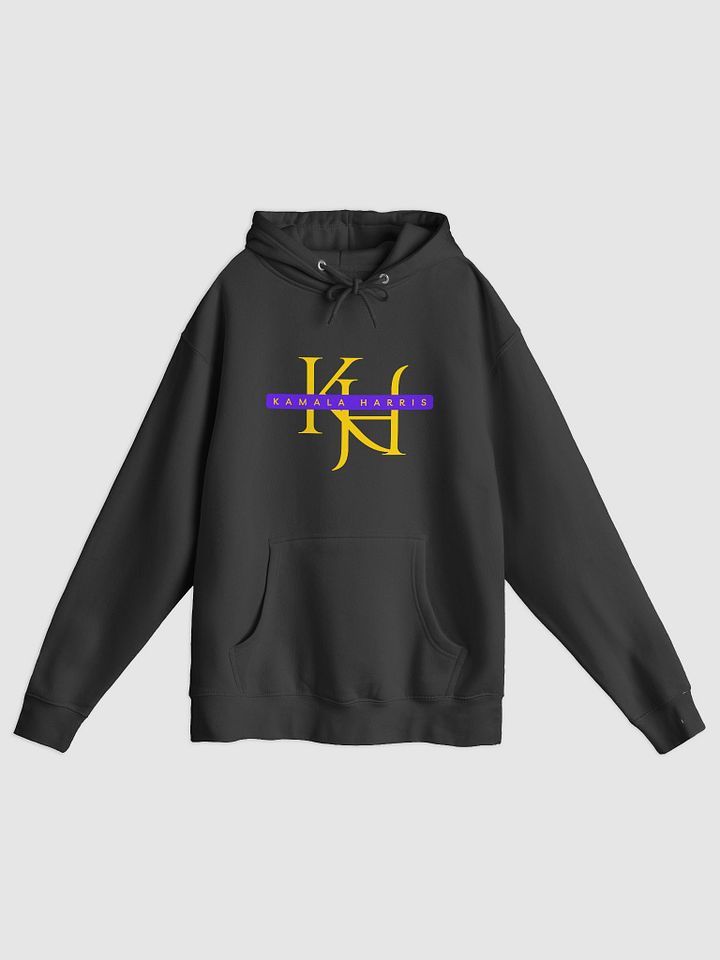 K.H. Golden and Purple Text Graphic Hoodie product image (1)