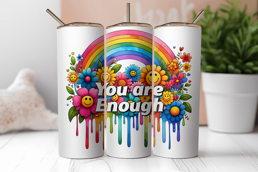Whimsical Affirmation Stainless Steel Tumbler product image (2)