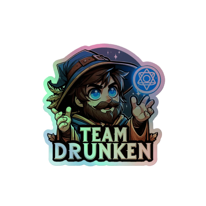 Team Drunken Holo Sticker product image (2)