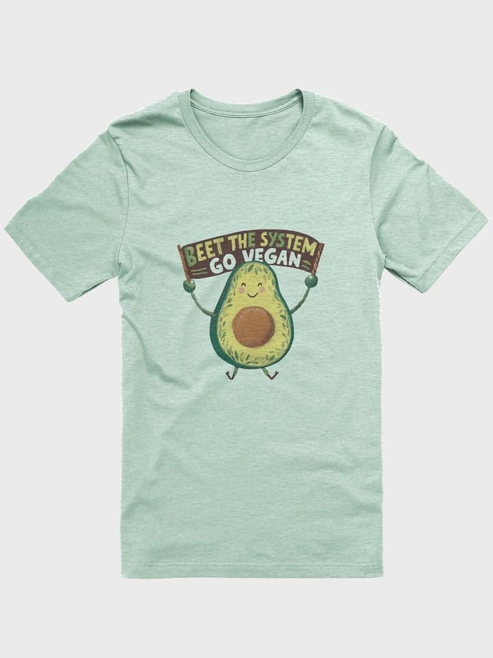 Beet The System, Go Vegan - Organic, Cruelty-Free T-Shirt product image (6)
