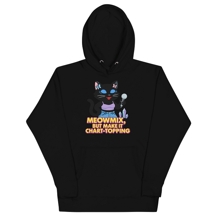 Meowmix Chart-Topping Cat Hoodie | Kawaii Pop Star Unisex product image (2)