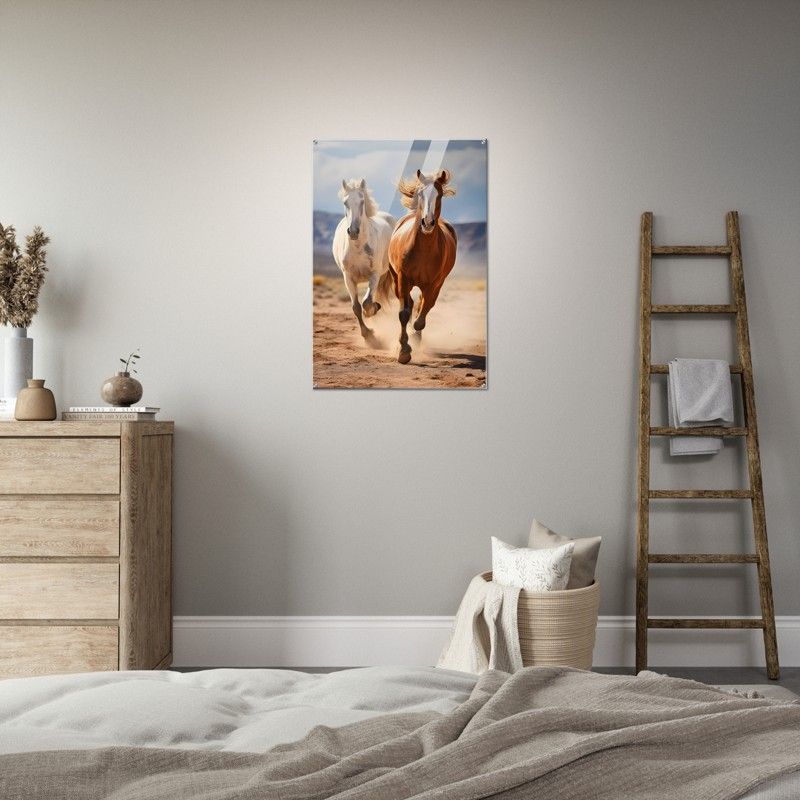 SINGLE HORSE FACE GLOSSY ACRYLIC PRINT product image (5)