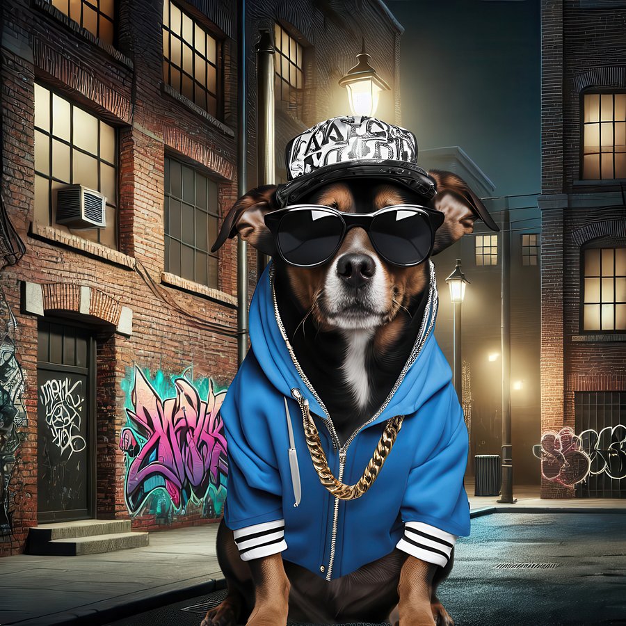 Gangsta Dog 8-Kelly-24x24x300 product image (1)