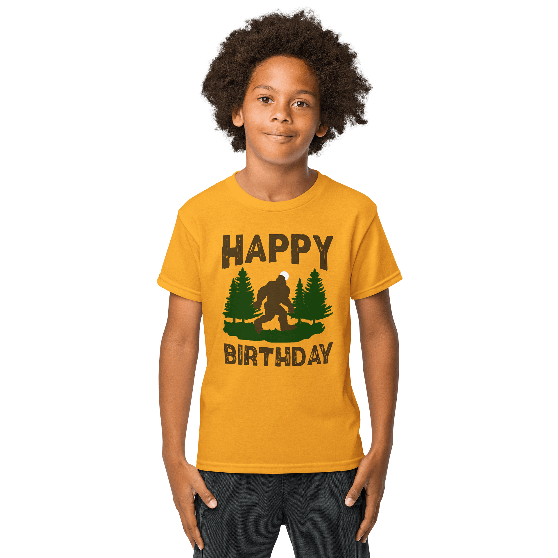 Happy Birthday (Bigfoot) T-Shirt For Kids product image (1)