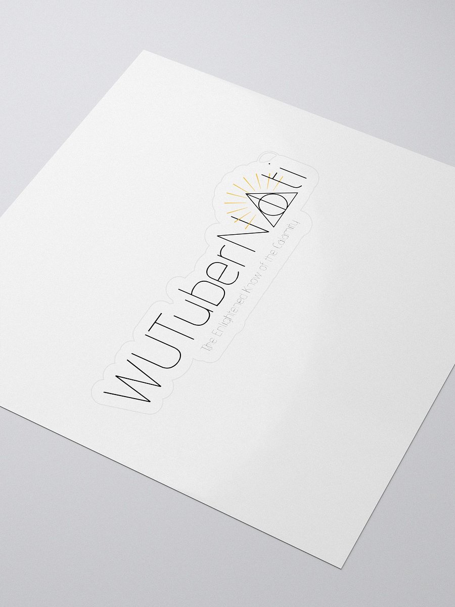 WUTubernati Kiss Cut Sticker 3 x 3 product image (3)