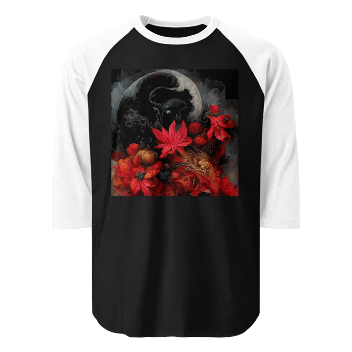 Mystical Moonlight Blossom Raglan Tee product image (1)