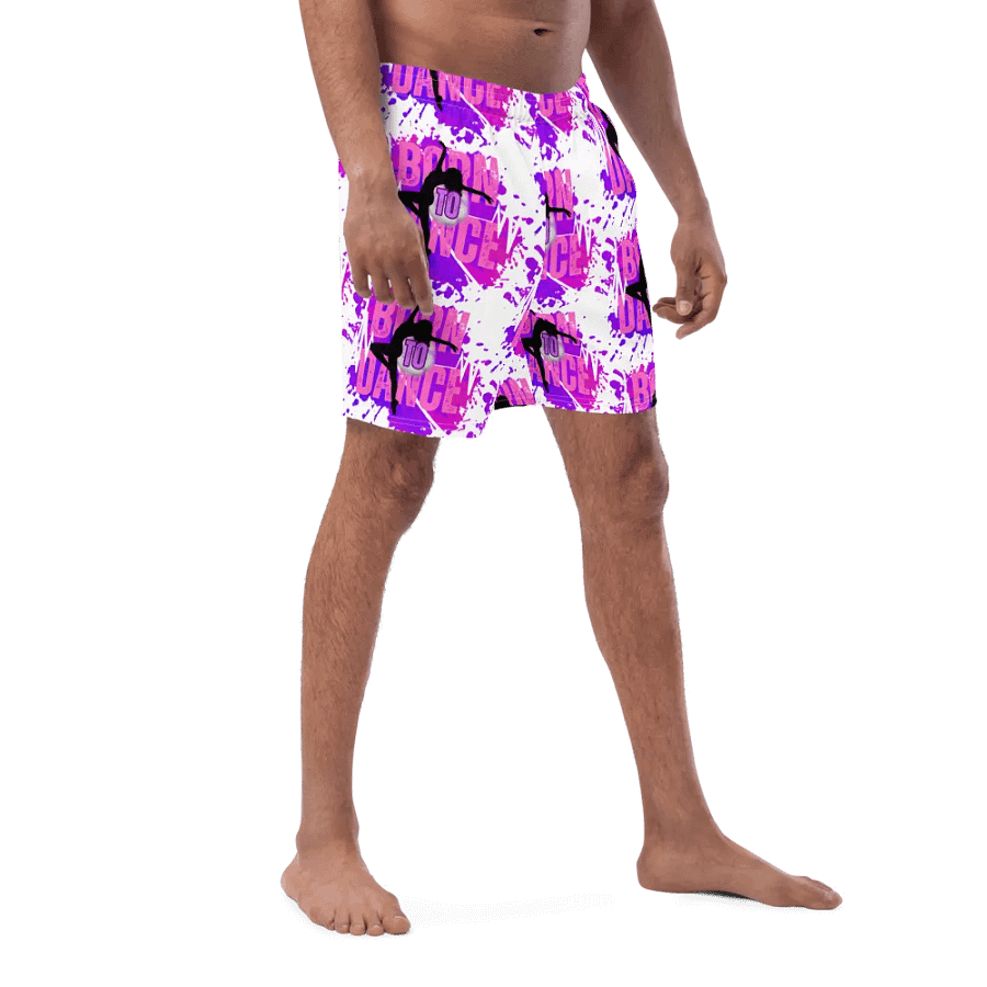 Born to Dance Her Silhouette All-Over Swim Trunks product image (8)