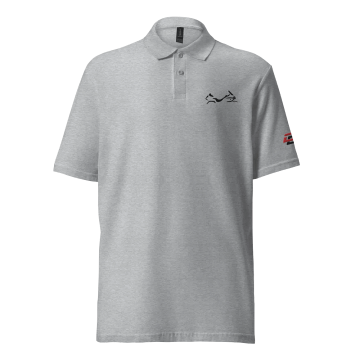 Shadow Wing Polo Shirt in White or Grey product image (2)
