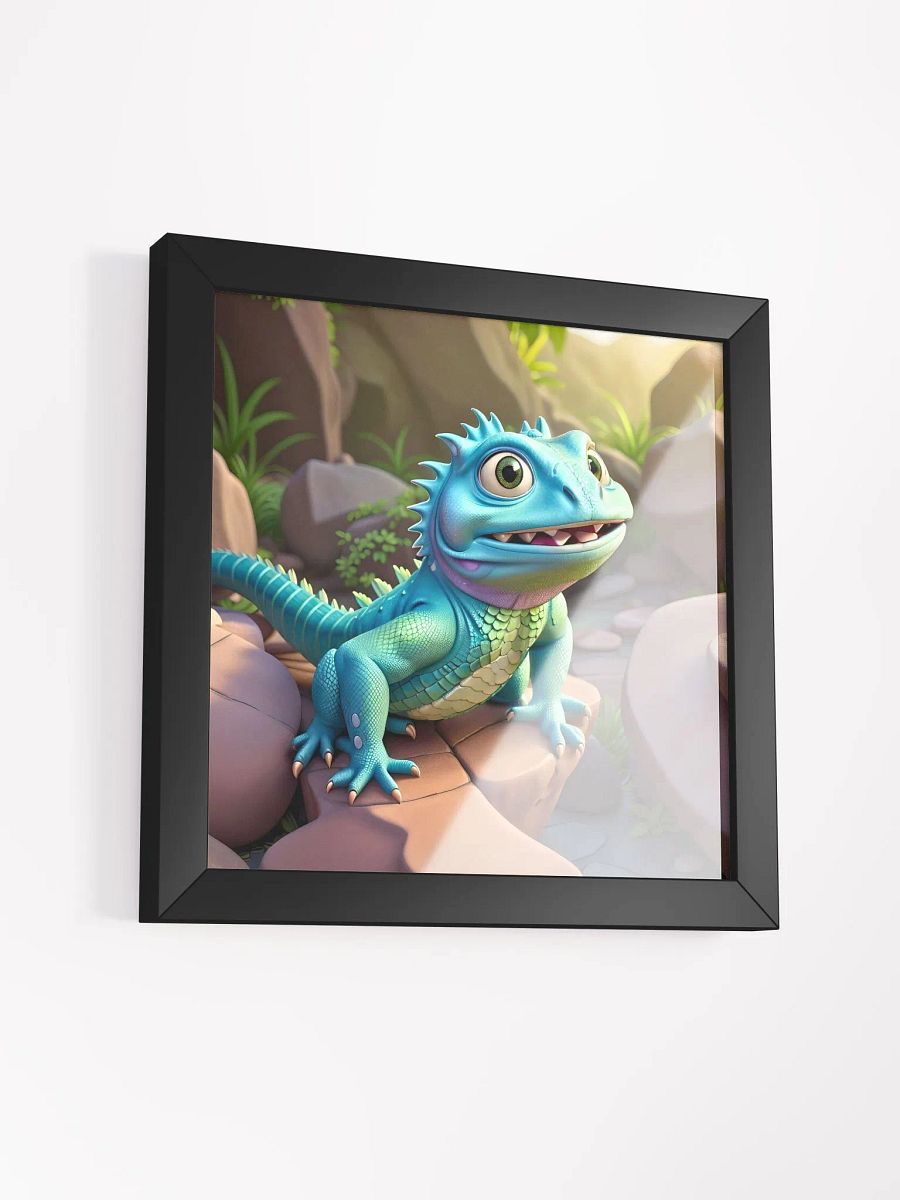 Endangered Species - Mexico - Rock Iguana Eco-Friendly Ayous Wood Framed Poster product image (3)