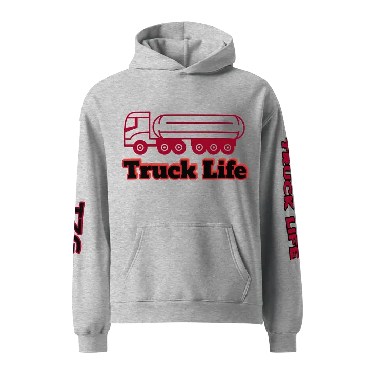 Truck Life Hoodie - White/Grey product image (1)