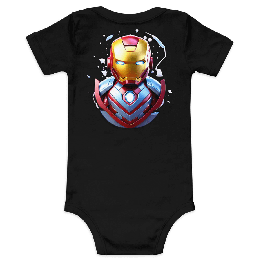 BABY IRONMAN SHORT SLEEVE ONE PIECE product image (2)