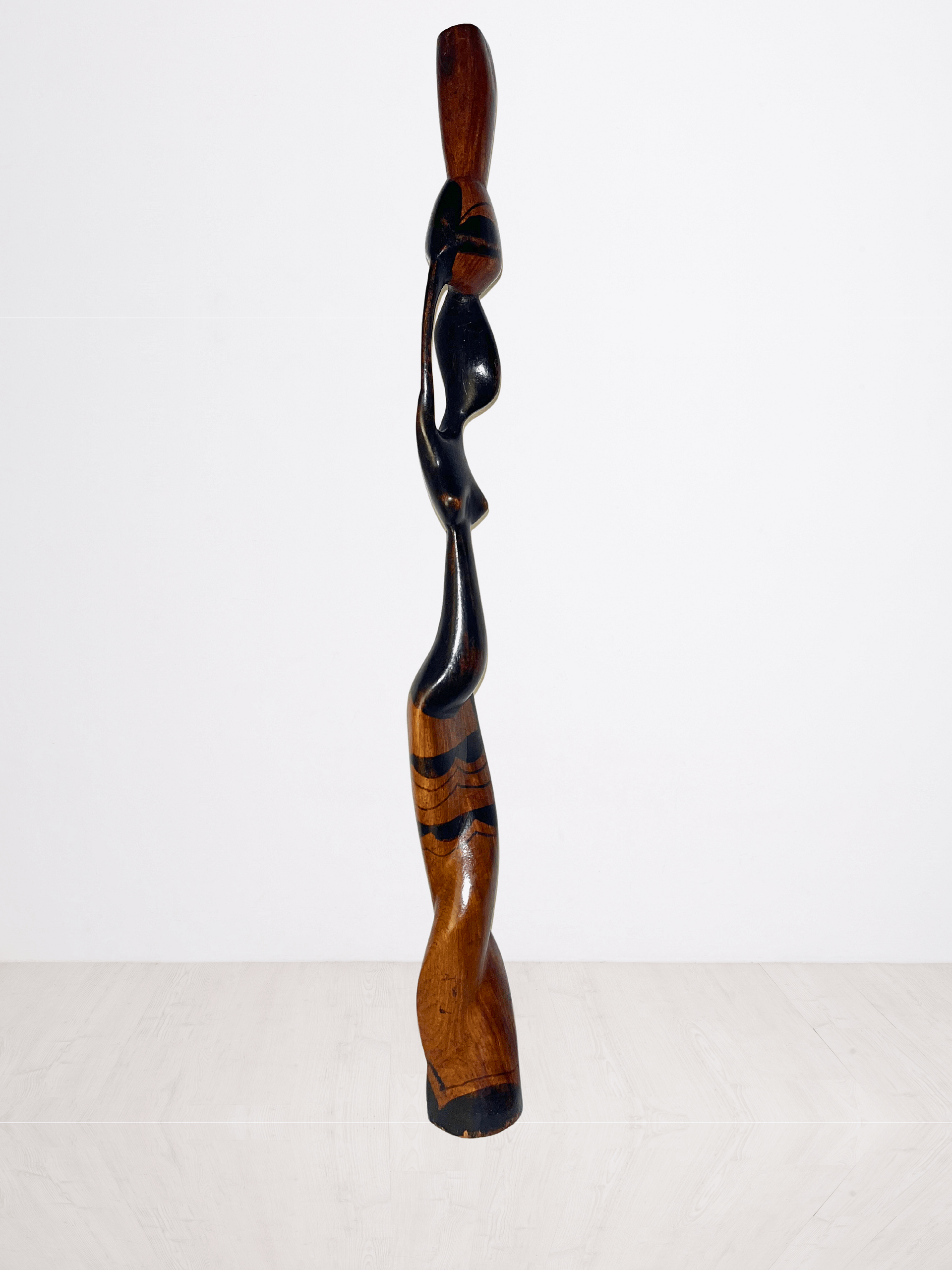 Handcarved Wooden African Woman Sculpture product image (3)