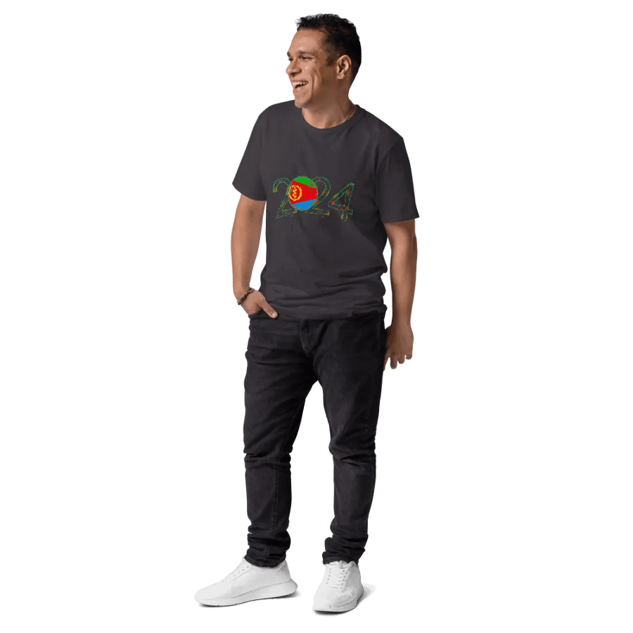 Glitch Emblem Organic Cotton T-Shirt product image (144)