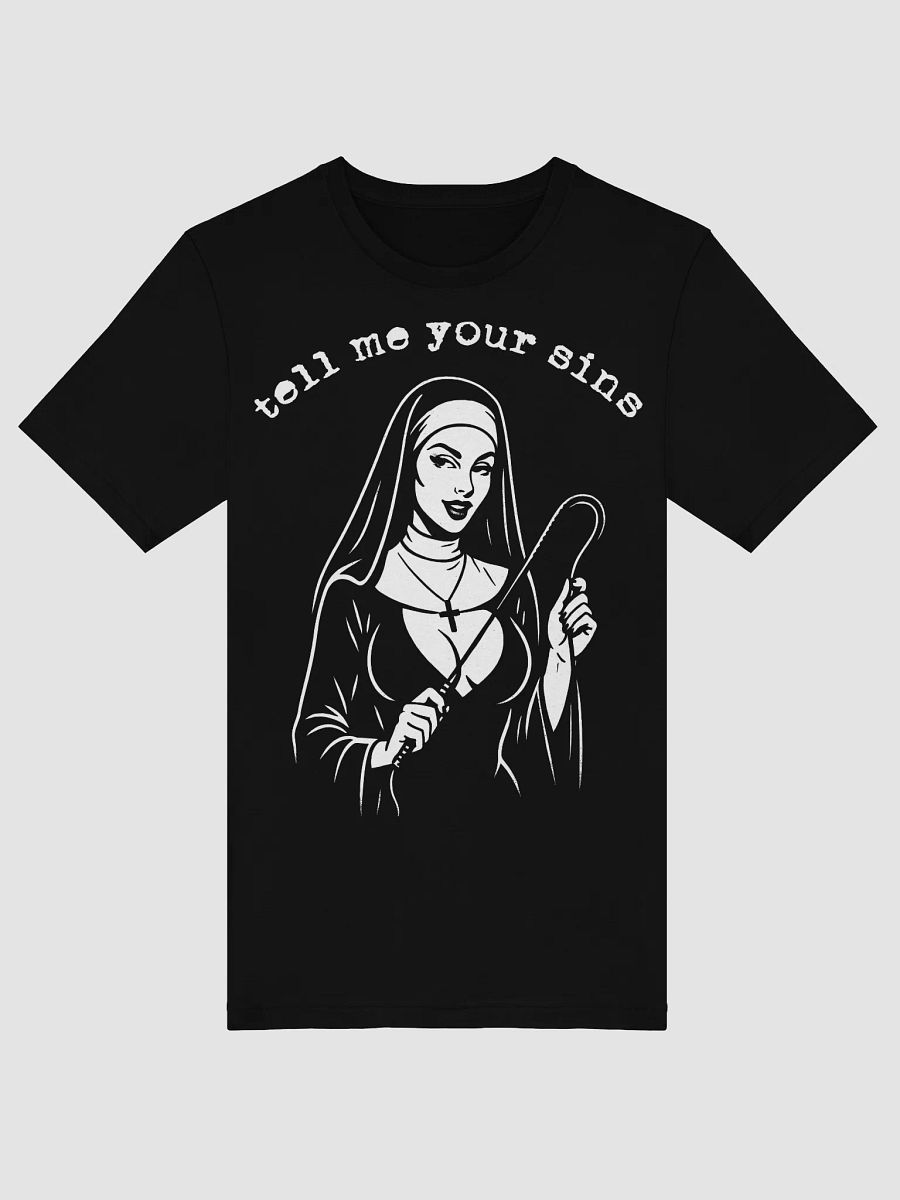 Tell Me Your Sins Tee – Kinky Nun Graphic Shirt product image (7)