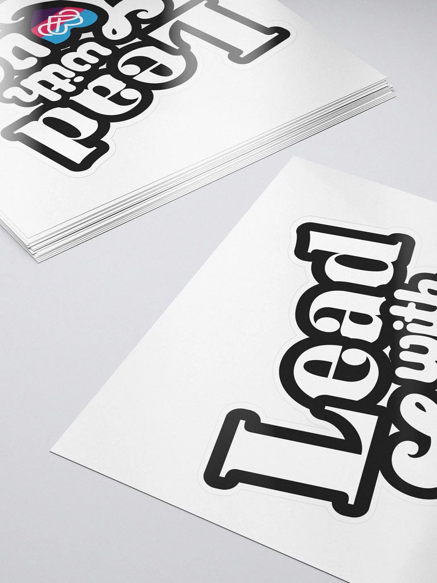 Lead With Love Sticker: Polyamory product image (5)
