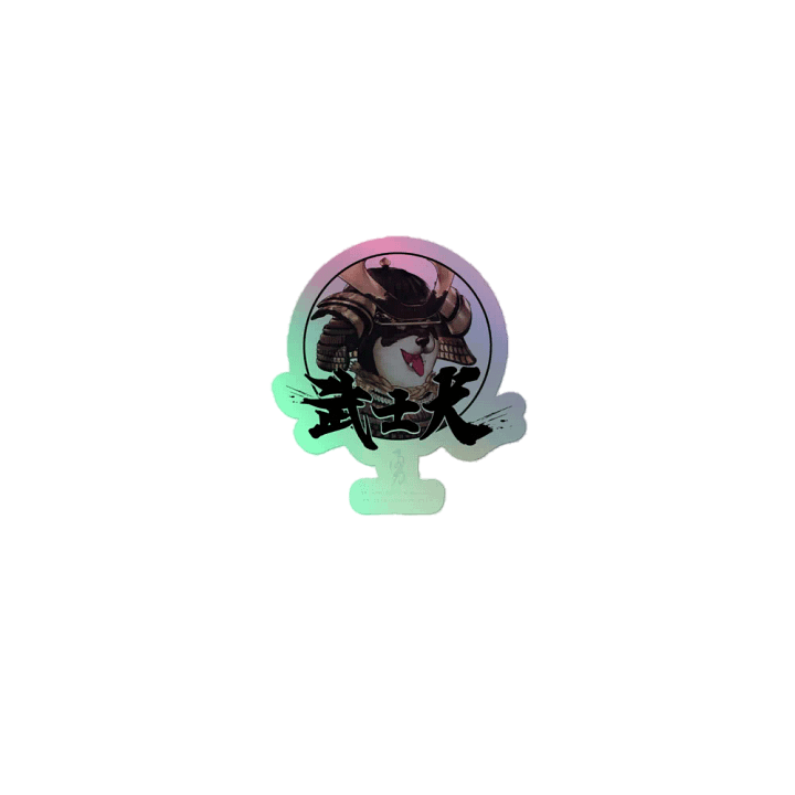 SHIBA SAMURAI STICKER product image (1)