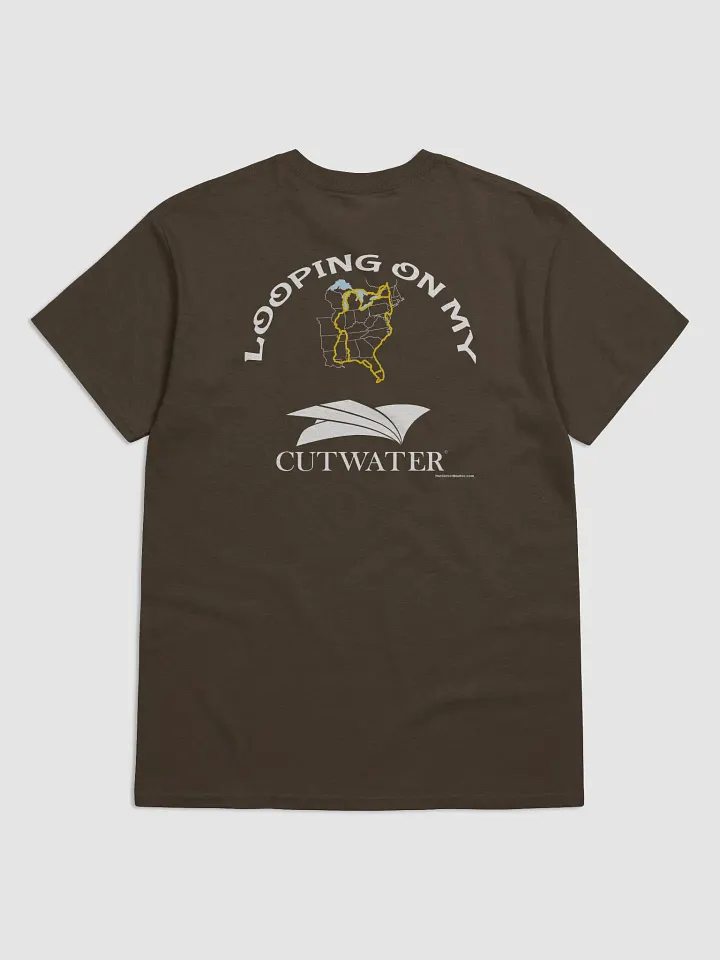 Looping On My Cutwater - T-Shirt - Dark Shirt w/White Logo product image (1)