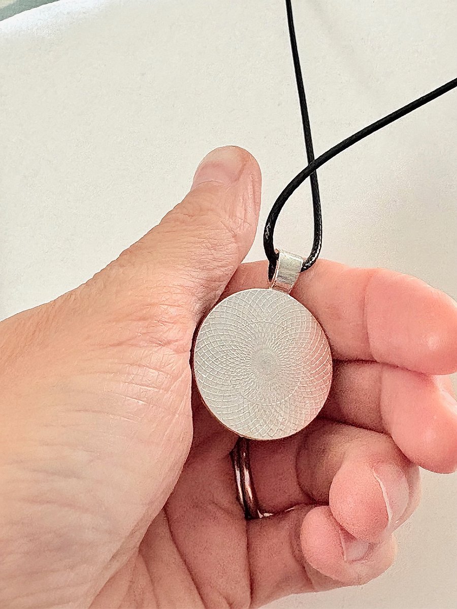 Rhode Island Hope | Handmade Pendant Necklace on a Faux Leather Cord | by Monique Faella Designs™ | MFD-00044 product image (4)