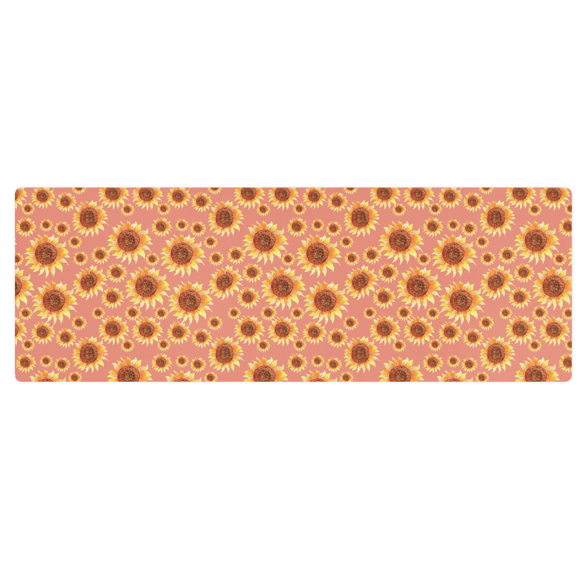 Pink Sunflower Yoga Mat product image (2)